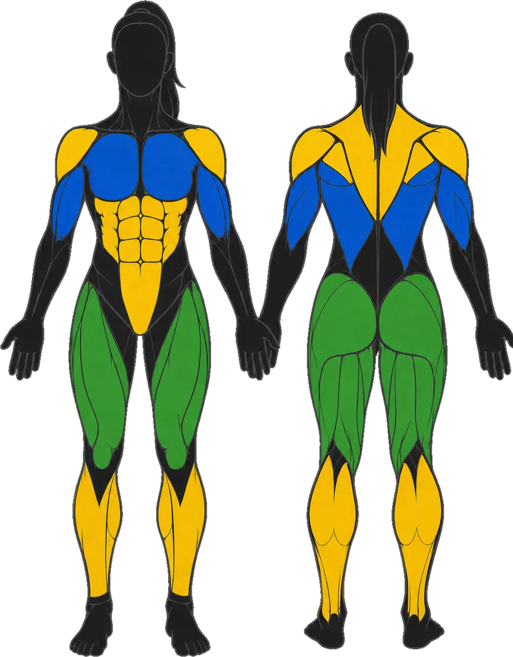 Lower Body Sculpt — músculos que trabajas